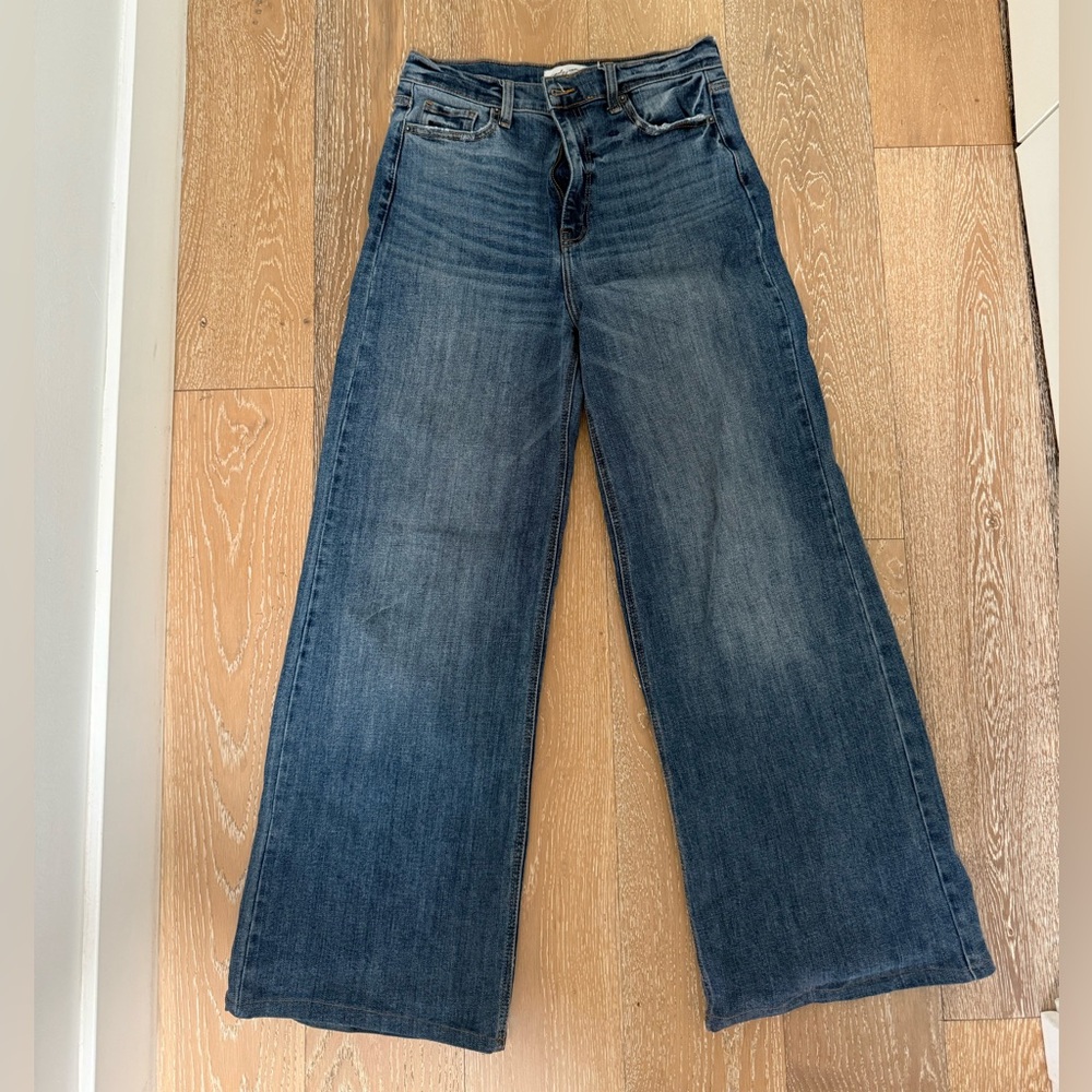 Carly Jean Los Angeles Holland Wide Leg Jeans